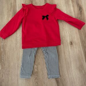 Girls Cat & Jack Sweater and Leggings Set